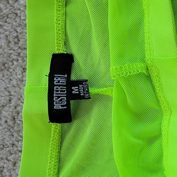 Mesh bright yellow shorts - Picture 2 of 3